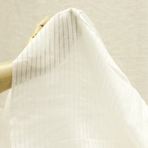 오간디 (0408-31) 스트라이프패턴 화사한 홈패션원단 체리원단