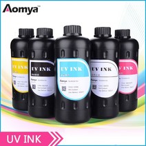 1 병 x 500ml UV 잉크 Epson UV 평판 프린터 용 UV LED 잉크 3D UV 프린터 Epson 1390 1400 1410 L800 R290 R330, 협력사, 하얀