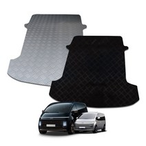 미로카매트 스타리아 3밴 5밴 적재함 바닥면 풀커버 매트 그랜드스타렉스 3밴 5밴 차량용품 카매트 트렁크매트, 블랙, 그랜드 스타렉스 5밴, 현대