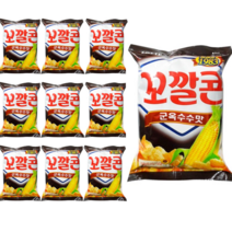 롯데제과 꼬깔콘 군옥수수맛, 120g, 10개