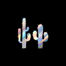 자동차포인트 00850 사막선인장 튜닝스티커, XL, 화이트