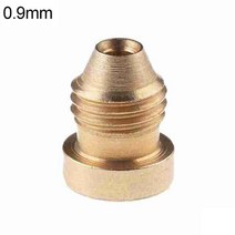 스노우폼건 고압 폼 스프레이 건 노즐 구리 코어 자동차 와셔 폼 건 청소 도구 0.9-2mm 노즐 헤드 교체, 0.9mm