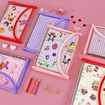 폭시샵 [A5] 6공 콜라쥬 다이어리, 04.BLUEPINK