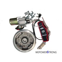 Estart 전체 키트 재건. 스타터 플라이휠 스위치 박스 코일 등 엔진 3-4 KW 발전기 GX240 173F 에 적합, 한개옵션0
