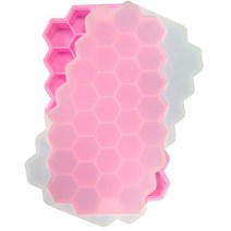 업소용 가정용 캠핑용 수냉식 제빙기2 in 1 ice cube maker ice 야외, 분홍색