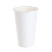 16온스 흰색 무지 커피컵(510ml) / 일회용 종이컵, 100개입, 1개