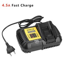 디월트 10.8v14.4v18v20v60v 리튬 배터리 전동 공구 충전기 4.5a에 적합한 dcb118 4.5a 고속 충전, 우리를