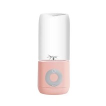 믹서 분쇄기 핸드 블랜더휴대용 미니 다기능 모래 얼음 주스 믹서 보조 장치 충전식, 02 Pink