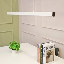LED 40W 스틱아이 1200 펜던트 (화이트) 일자형 라인 조명 모던 식탁등