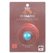 가죽 헤드 스누커 헤드 블랙 8 당구 큐 블랙-20389, 옵션02