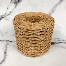 라피아 뜨개실 밀짚 모자 가방 만들기 뜨개질 실 코바늘 파피루스실, 11 로즈 200m 한 덩어리