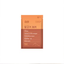 푸디웜 저알러지 기능성 영양 애견견 간식 60g, 말고기저키, 3개