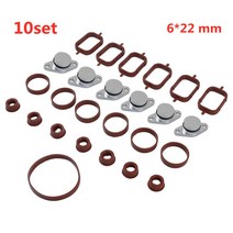 AP03 10 세트 622mm 흡기 매니 폴드 수리 키트 소용돌이 플랩 BMW E87 E38 E39 E46 E60 E61 E90 E92 X5 E70, 한개옵션0