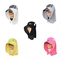 썬가드 햇빛가리개 모자부착형 자외선차단, 올래 쿨캡-햇빛가리개-블루