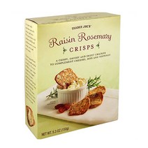 트레이더조 건포도 로즈마리 크리스피 칩 150g Trader Joes Raisin Rosemary Crisps 5.3 oz, 1