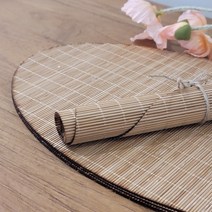 밤부 타원형 티매트 테이블 매트 (2Size), 대(40x30)