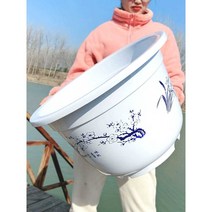 플라스틱 초대형 나무 분재 정원 원예 두꺼운 원형, 외경 29CM 높이19CM