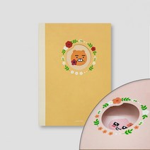 카카오프렌즈 플라워 패드 노트 스몰, 라이언