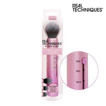 리얼테크닉스 3in1 커스텀 치크 브러시, 혼합색상, 1개