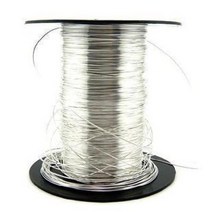 실버 와이어 20개 DIY 솔리드 9999 스털링 팔찌 목걸이 귀걸이 고급 보석 가공, 0.15mmx100cm