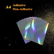 레이져각인기 각인장비UV레이저마킹산업용레이저프린터다채로운 반사 사진 용지 실버 인쇄 필름 4 접착제, 03 Non-dhesive 20ps