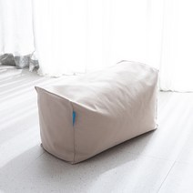 리바트 크레프 빈백 풋스툴 (대), 네이비