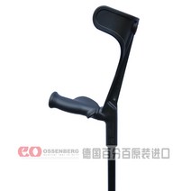 팔꿈치지팡이 지지대 목발 의료 노인 어르신 등산, 보라색 왼손