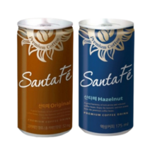 팔도 산타페 오리지널 150ml x 30캔 헤이즐넛 175ml 30캔 옵션 택1, 산타페 오리지널 150ml 30캔