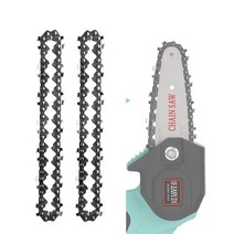 소형엔진톱 엔진 톱날 연마기 스틸 엔진톱 18인치 전기톱 4 인치/6 인치 전기 체인 톱 미니 정원 전동 공구 액세서리 교체, 4인치 톱 및 가이드