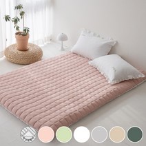 [올리비아데코] 보풀없이 오래사용하는 소르니 순면 항균 누비 요커버_목화요솜(D), 피치핑크_10_O23AZG02D