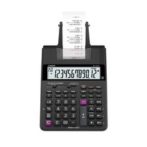 Casio HR-170RC 미니 데스크탑 인쇄 계산기 스몰 블랙