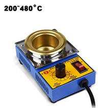 150W 소형 납솥 디핑기 인두 납조 무연 온도조절, 41C 주석 용광로 100mm 300w
