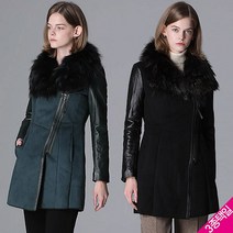 [르오트] 실버폭스카_라 양가죽소매 양모무스탕 (P002531363)