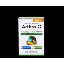 New ZeaLand직구 메디플러스 Arthro-Q 프리미엄 그레이드 180소프트젤 1팩, 수량, 상세참조