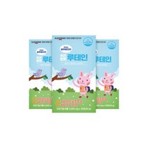 일동생활건강 키즈튼튼 루테인 어린이 눈건강 비타민C 블루베리맛 분말 3박스 3개월분