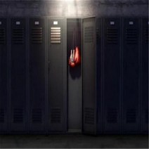 락커룸 철재락커 캐비넷옷장 블랙 로커 사진 배경 스포츠 체육관 학교 스타디움 라커룸 보관 학생 어린이 성인, 128.Vinyl400x300cm - 2