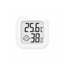 IOT 스마트홈 와이파이 무선 실내 온도 및 감지기 디지털 섭씨/화씨 범용 미니 정확한 게이지, 01 White