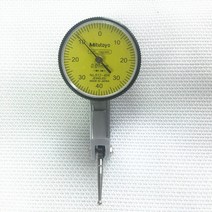 측량 Mitutoyo Huate 다이얼 표시기 No.513-404 아날로그 레버 게이지 정확도 0.01 범위 0-0.8mm 직경 32mm, 01 WHITE