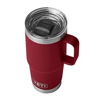 예티 램블러 20oz 손잡이 텀블러 YETI컵 591ml 트래블머그 머그컵, 하베스트 레드