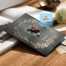 프리저브드 플라워 기프트 카드 축하, 단품