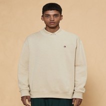 헤지스 웜 라이트 코튼 스몰 로고 맨투맨 SPTS2F101I1