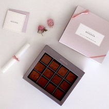 [ILU∂] 디비디 파베 초콜릿 박스 Bonjour 6+12구 상자 포장 선물_№5073EA, 무◇옵션