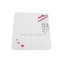 ATT 멜라민 동풍 퓨전 사각 접시 파스타 스파게티 샐러드 과일 접시 한식 일식 플레이트 [옵션선택] BN66423T1863, [AT]퓨전 사각-3호 14인치 (화이트)