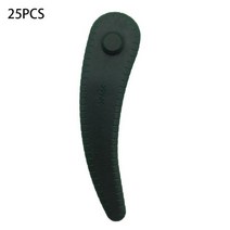예초기 잔디깍는기계 긴풀 제초기 잔디깍기 보쉬 아트 용 25pcs 플라스틱 블레이드, 녹색 이빨