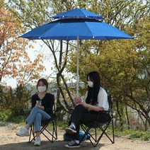 카페 테라스 야외 파라솔 2size 대형 특대형, 어썸파라솔(대)_블루