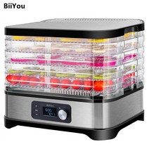 BiiYou 식품건조기 가정용 5단 스테인리스 음식건조기 10L BD-1200E, 5단-10L