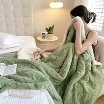 명품 호텔 무릎 낮잠 이불 담요 모포 따뜻한 모조 양모 두꺼운 플란넬 담요 봄 겨울 침대 소파 부드러운 피