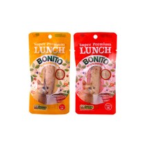 고양이 영양간식 런치보니또 오리지널참치맛 치킨맛(참치맛 유통기한 22년 10월 20일), 치킨맛