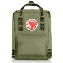 피엘라벤 Fjallraven 칸켄 미니 클래식 에브리데이 백팩 네이비 롱 스트라이프, Green-folk Pattern, Green-folk Pattern
