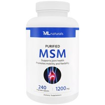[미국번개배송] 착한명품 마이라이프 내추럴스 식이유황 MSM 1200mg 240정